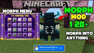 Morph Add-On! In Minecraft Pe 1.20 | Morph Mod In Minecraft Pe | in Hindi | 2024