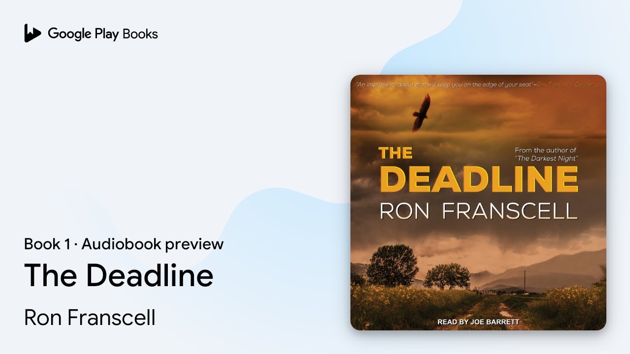 The Deadline Book 1 by Ron Franscell · Audiobook preview