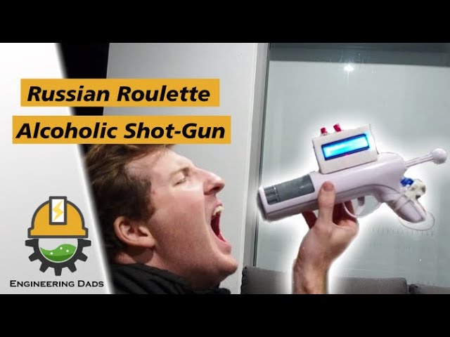 Billy Bob Russian Roulette Shot-Taking Gun Adult Alcohol Drinking LED Party  Game