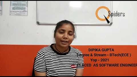 ECE STREAM STUDENT PLACED AS SOFTWARE ENGINEER || PLACED STUDENT REVIEW