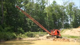 Insley Dragline Cleaning a Pond HD