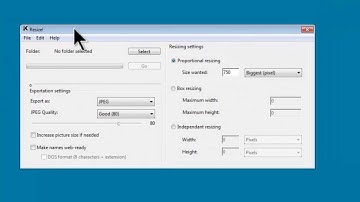 Resize Pictures With Resize! Tutorial - Windows Mac Free Download - JPG PNG