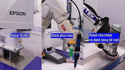 Các thiết bị, robot, giải pháp tự động hóa ETEK trưng bày tại Triển lãm FBC ASEAN 2022