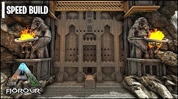 Ark: Fjördur - Erebor Dwarven City Entrance - Speed Build