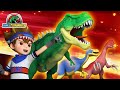 Dinotrainers  best dino training with ritchie  t rex therizinosaurus corythosaurus  cartoon