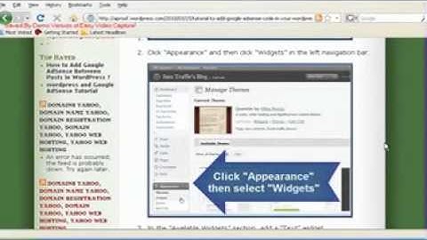 Tutorial to add Google AdSense code in your wordpress blog http   aproof wordpress com
