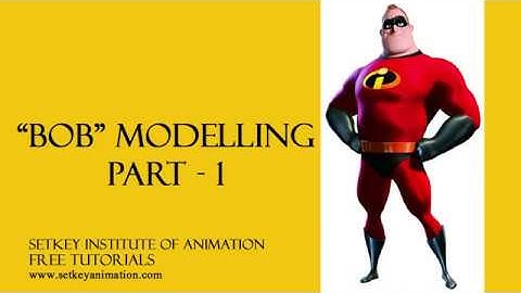 The Incredibles Bob modeling Part 1