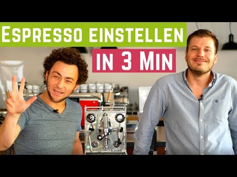 Espresso einstellen in 3 Minuten | Espresso-Zubereitung