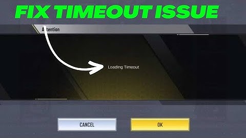 How To Fix Cod Mobile Timeout Problem. New Working method in 2023