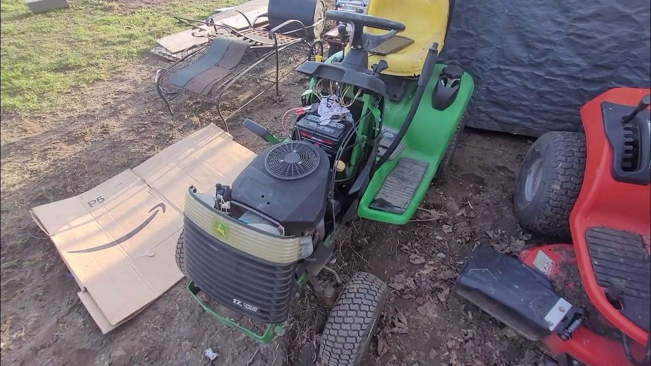 Broken Crankshaft Bolt (John Deere LX277) YouTube