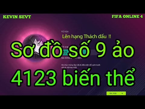 Sơ đồ chiến thuật 4123 FO4 biến thể với số 9 ảo | Sơ đồ tấn công