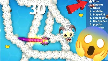 Snake.io - (SORRY BEB) Medusa VS Rose! SCORE +35000! EPIC SNAKEio EVENT GAMEPLAY