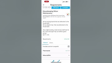 Breezeway, minor maintenance tasks, and house specific tasks -walk through