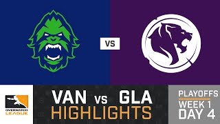 HIGHLIGHTS LA Gladiators vs Vancouver Titans | Playoffs | Week 1 | Day 4 | Overwatch League