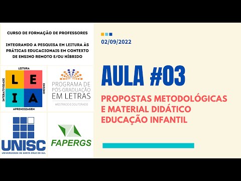 ProEdu - Educação infantil - Aula 3 