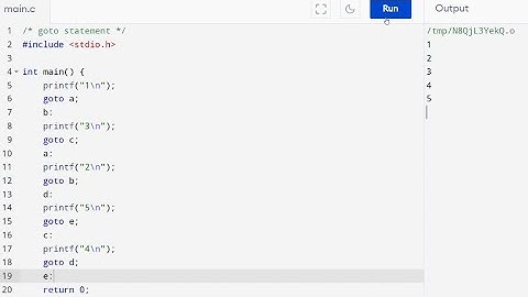 GOTO statement in C Programming | Full concept with Example Program