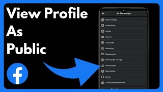 How To View Facebook Profile As Public | Simple Method (2024) screenshot 5