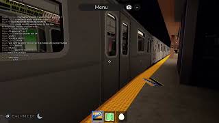 P176 11 Train Action In NYC Subway: Automated