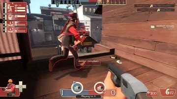 Trying to outsmart the bots in TF2 (Capture the flag 2Fort)