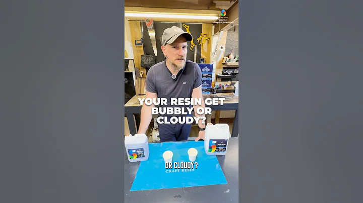 How to Fix Bubbly and Cloudy Resin with #CraftResin #EpoxyResin #ResinArt #ResinCraft #Epoxy #Resin