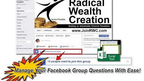 Facebook Groups: Capturing Data from Join Group Questions