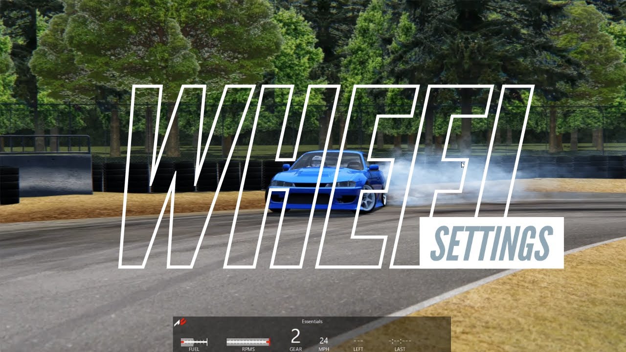 Assetto Corsa how to drift (wheel Settings) YouTube
