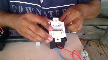 Como instalar  uma tomada com interruptor