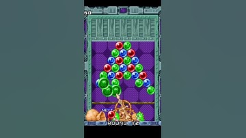Puzzle Bobble Round12 - Classic Arcade Gameplay#shorts