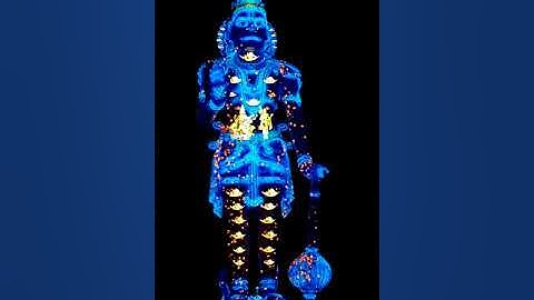 hanuman 3d projection mapping vizianagaram