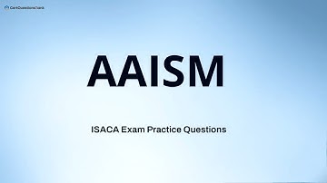 AAISM ISACA Advanced in AI Security Management Exam Practice Questions with Explanations