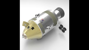 Apollo Spacecraft (Studio Max) 3D model from CGTrader.com