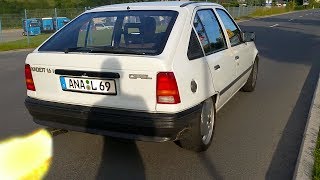 Opel Kadett E 2.0l 16V C20Let Turbo Acceleration & Sound