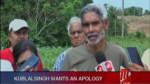 Kublalsingh Demands Apology From Works And Transport Minister