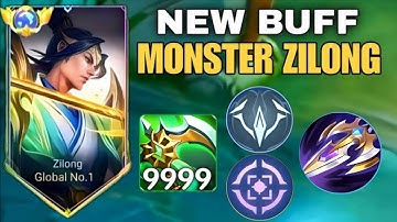 2025 ZILONG BEST 1 HIT BUILD!! (100% BROKEN) - MLBB