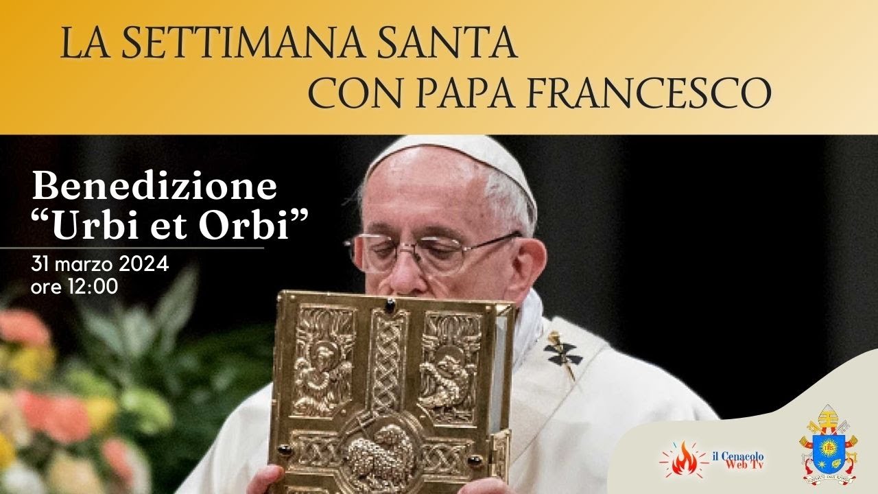 ore 1200 BENEDIZIONE URBI ET ORBI Basilica San Pietro Roma 31