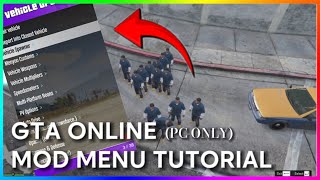 GIVEAWAY WINNER!! GTA ONLINE MOD MENU TUTORIAL!! (PC ONLY)