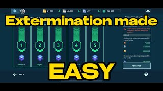 How to EASILY clear first 3 levels of Extermination War Robots