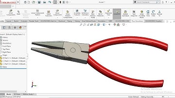 combination  pliers with nise |solidwork plier