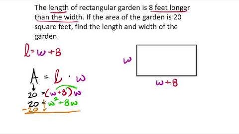 Rectangular Area - Polynomials - Factoring: An Example
