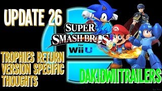 Super Smash Bros. Wii U(Update#26) Trophies Return, Version Specific, Thoughts. screenshot 5
