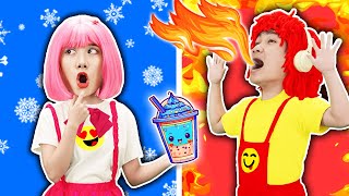Hot and Cold Song 🔥❄️Ice Cream or Spicy Food 🌶️| DoliBoo Kids Song & Educational Videos