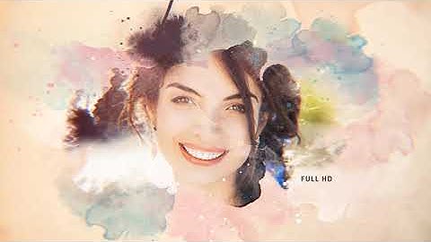 Watercolor Ink Story | Video Displays - Envato elements