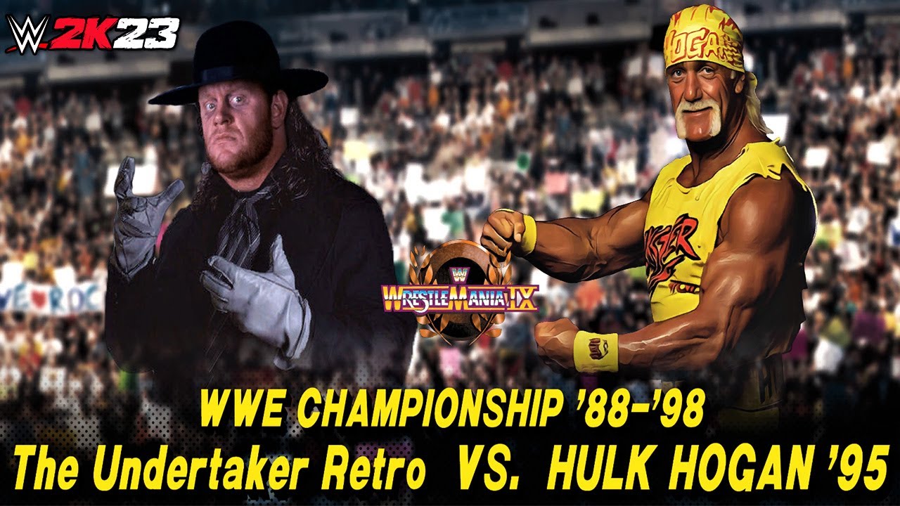 Relive the Classic Match: Hulk Hogan vs The Undertaker in WWE 2K23 ...