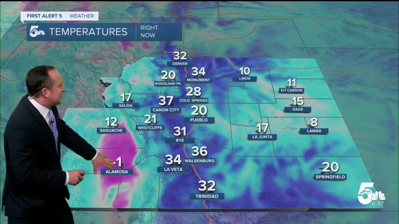 Mild and breezy on Wednesday before next surge of colder air - YouTube