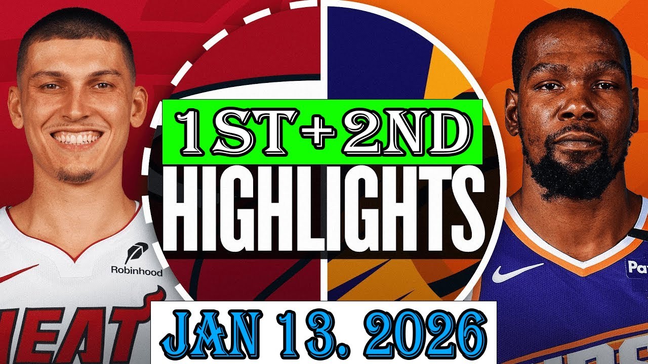 Miami Heat vs Phoenix Suns 1st+2nd Qtr Jan 13.2026 Highlights | NBA hightlight