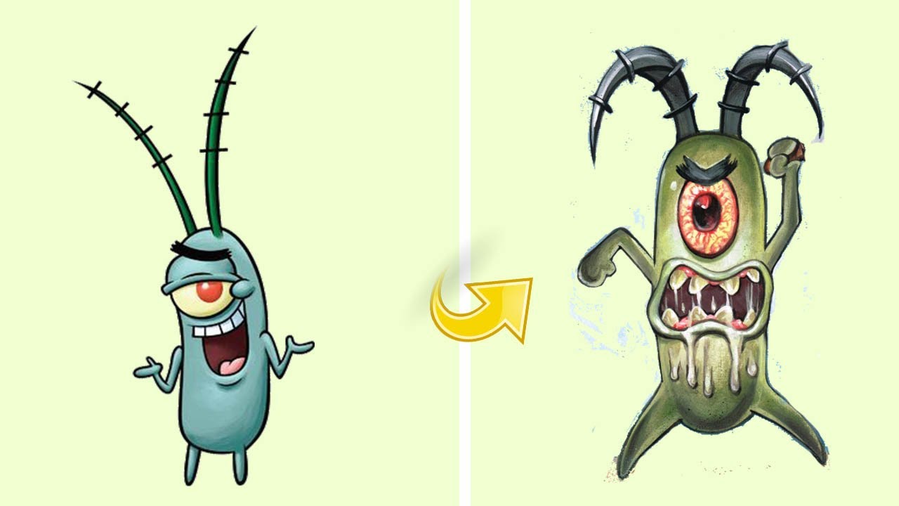 Планктон спанч боб картинки