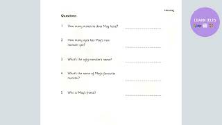Listening Test 2   Cambridge English Starters 5   Part 2