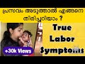 True Labour Symptoms Malayalam | Priya’s  Magic World