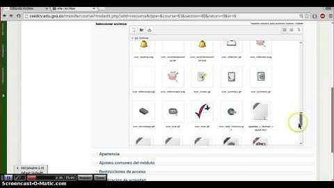 Subir un archivo zip (ExeLearning) a Moodle