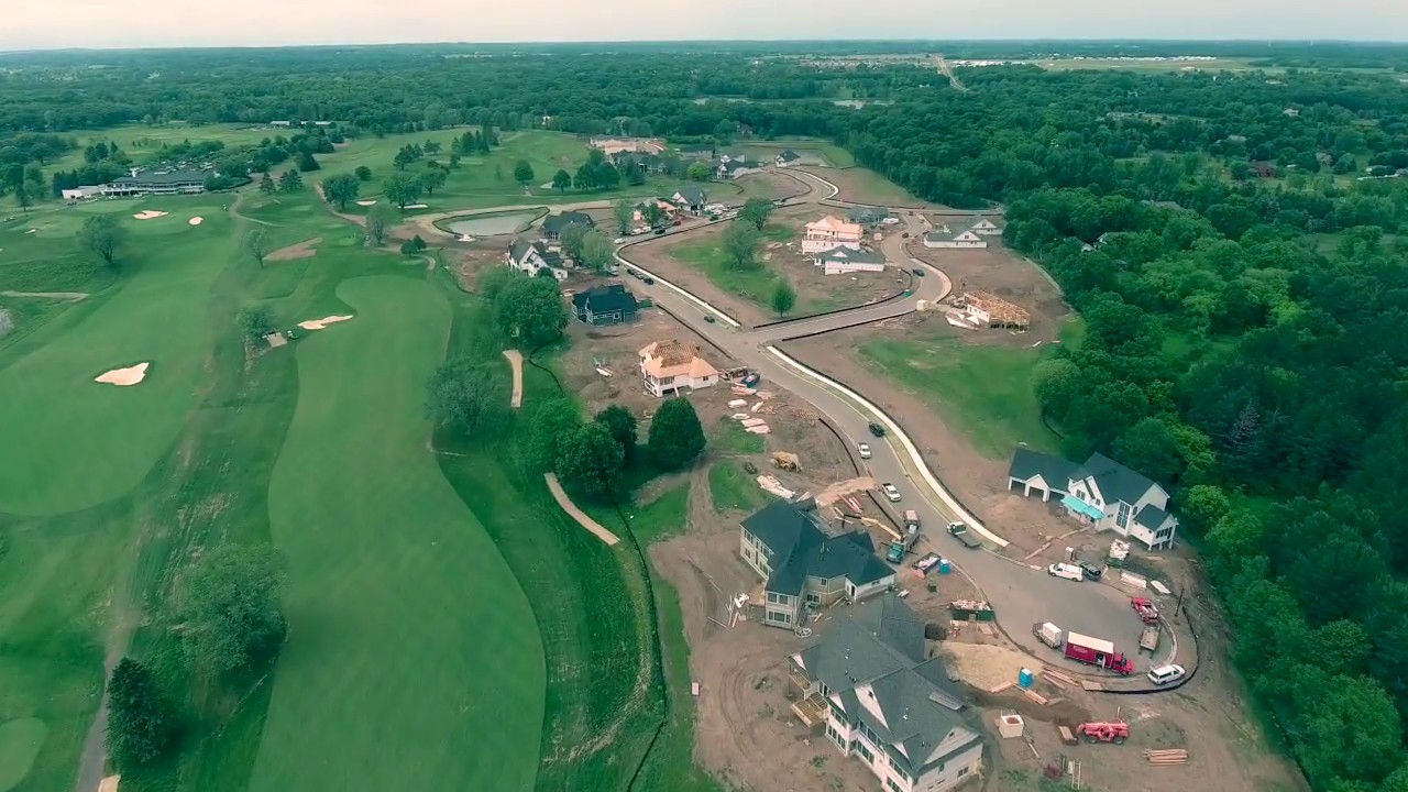 The Royal Club, Lake Elmo Minnesota in Progress Drone Video YouTube